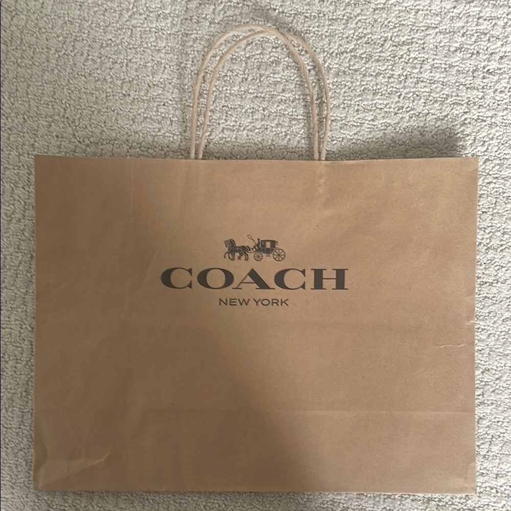 Coach New York Brown Shopping Bag